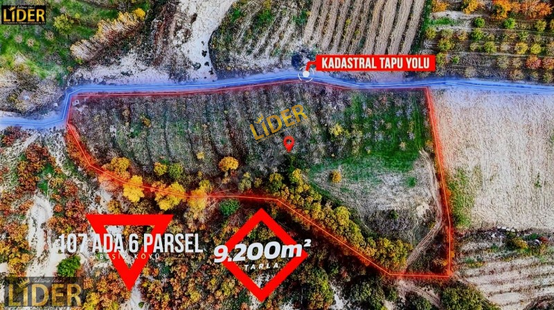 LİDER GYO BAYRAMİ&Ccedil; BEŞİK 9.200 m2 YOLA CEPHE BAĞ EVİ İMARLI